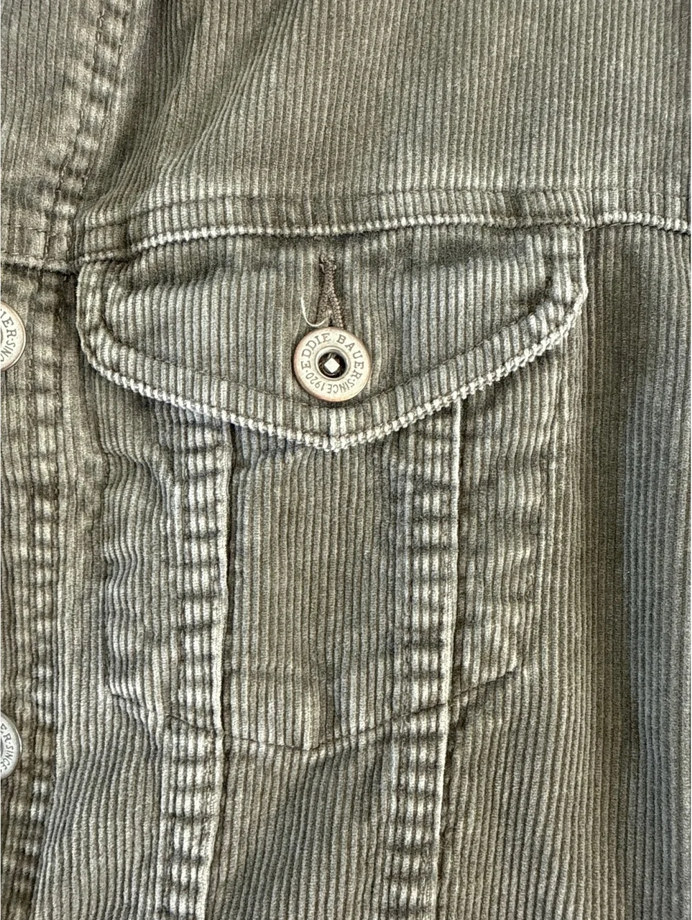 Eddie Bauer Corduroy Brown Jacket